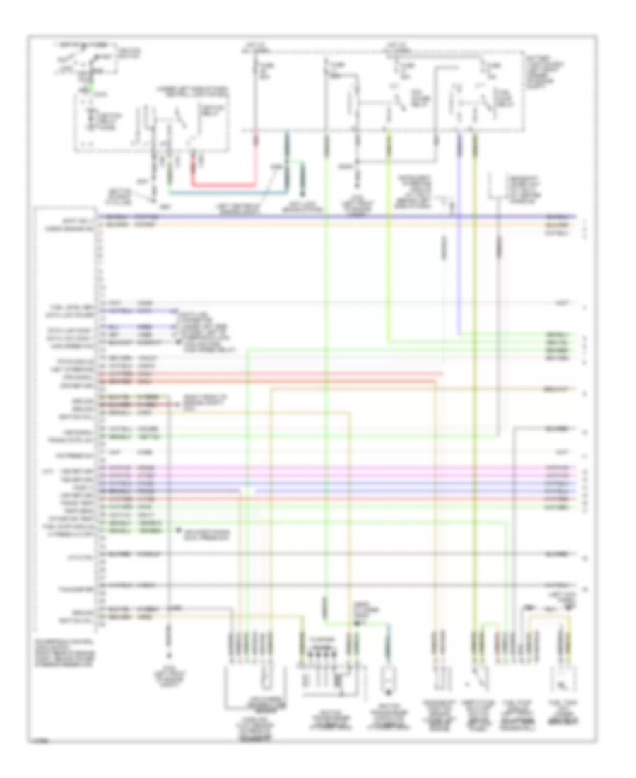 2.0L, Engine Performance Wiring Diagrams (1 of 3) for Ford Contour SE 2000