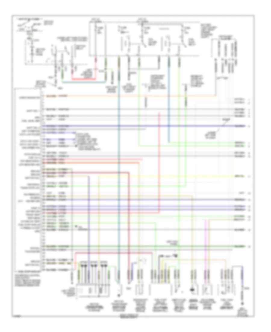 2 5L Engine Performance Wiring Diagrams 1 of 3 for Ford Contour SE 2000