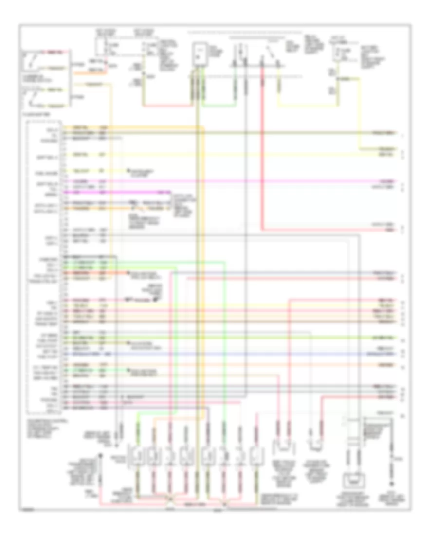 4.6L, Engine Performance Wiring Diagrams (1 of 4) for Ford Crown Victoria 2002