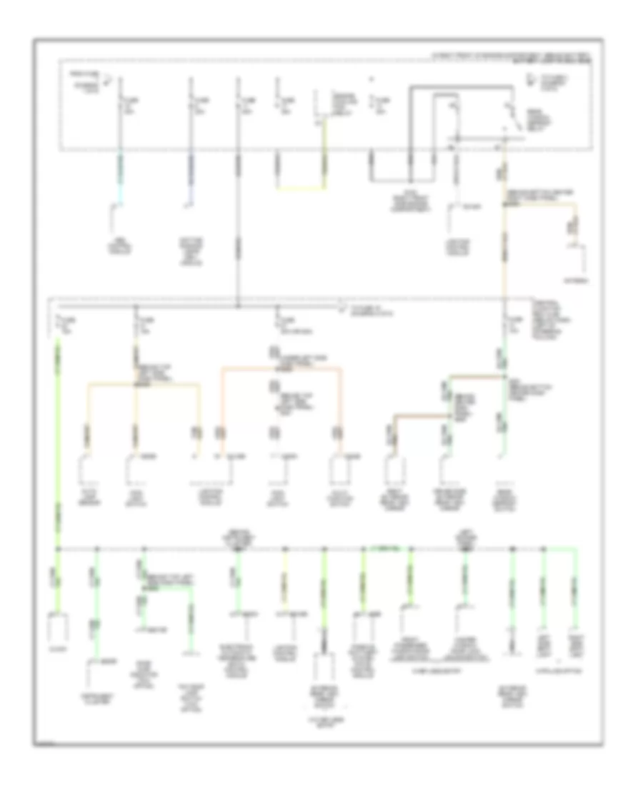 Power Distribution Wiring Diagram 2 of 5 for Ford Crown Victoria 2002