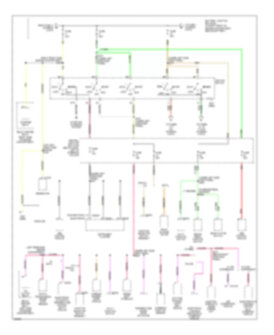 Power Distribution Wiring Diagram (3 of 5) for Ford Crown Victoria 2002
