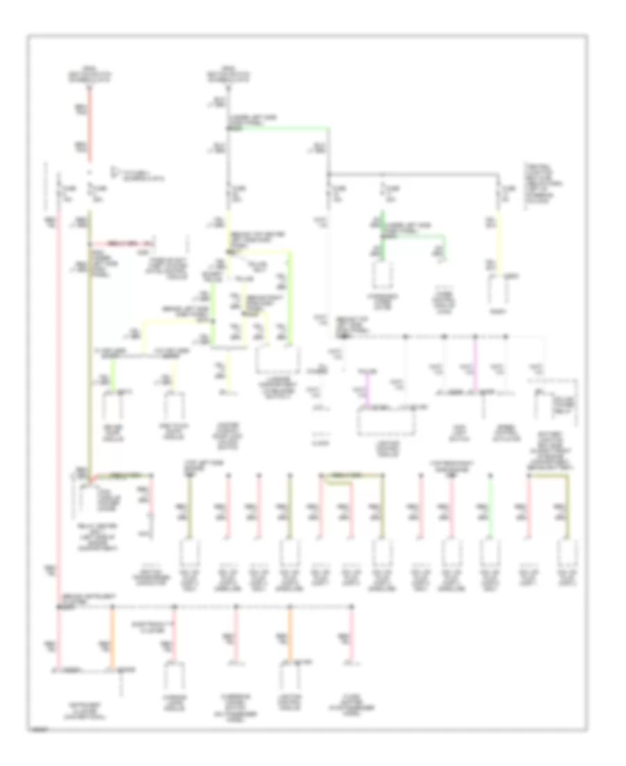Power Distribution Wiring Diagram (4 of 5) for Ford Crown Victoria 2002