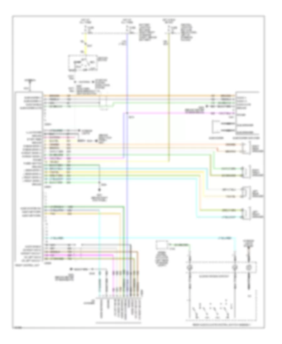 Premium Sound Radio Wiring Diagram, with Steering Wheel Controls for Ford Crown Victoria 2002