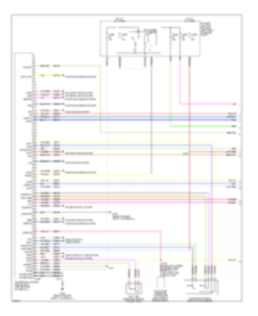 2 5L Engine Performance Wiring Diagram Except Hybrid 1 of 5 for Ford Escape Hybrid 2009