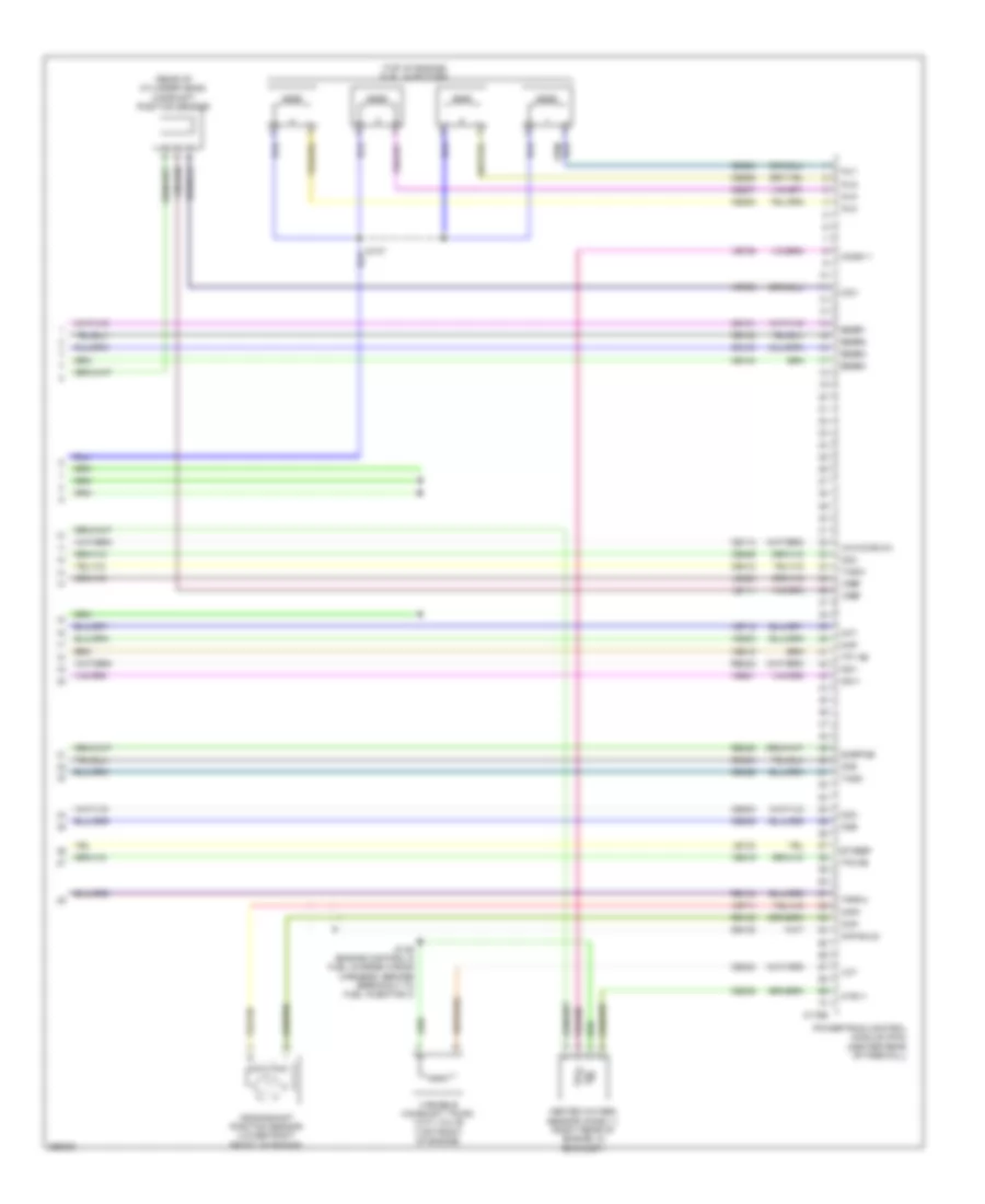 2.5L, Engine Performance Wiring Diagram, Except Hybrid (5 of 5) for Ford Escape Hybrid 2009