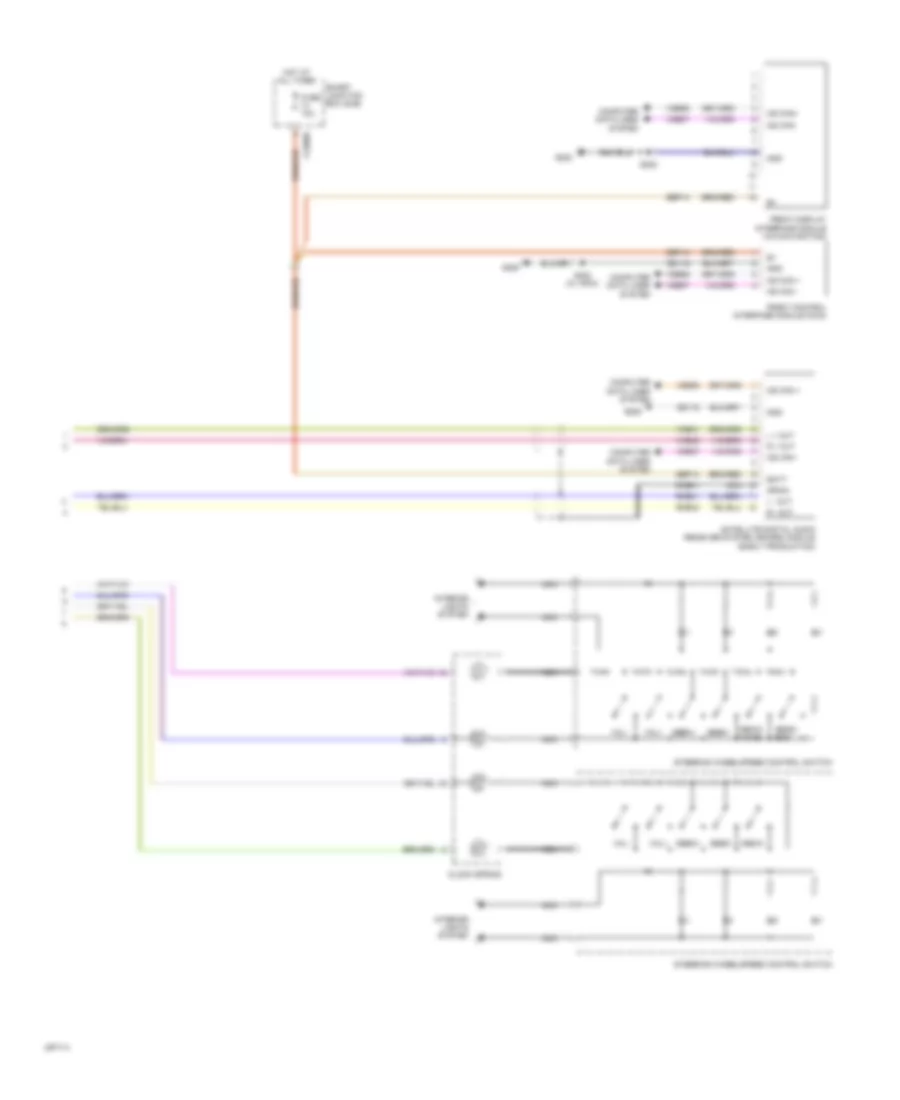 Premium Radio Wiring Diagram, Hybrid with Audio Amplifier (2 of 2) for Ford Escape Hybrid 2009