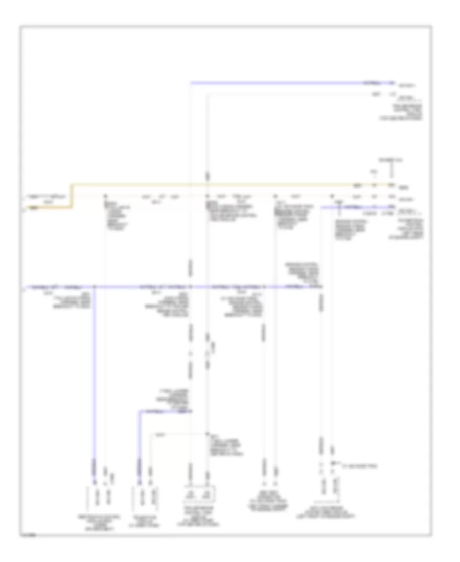 Computer Data Lines Wiring Diagram, without Stripped Chassis without Navigation (2 of 2) for Ford Cutaway E250 2011