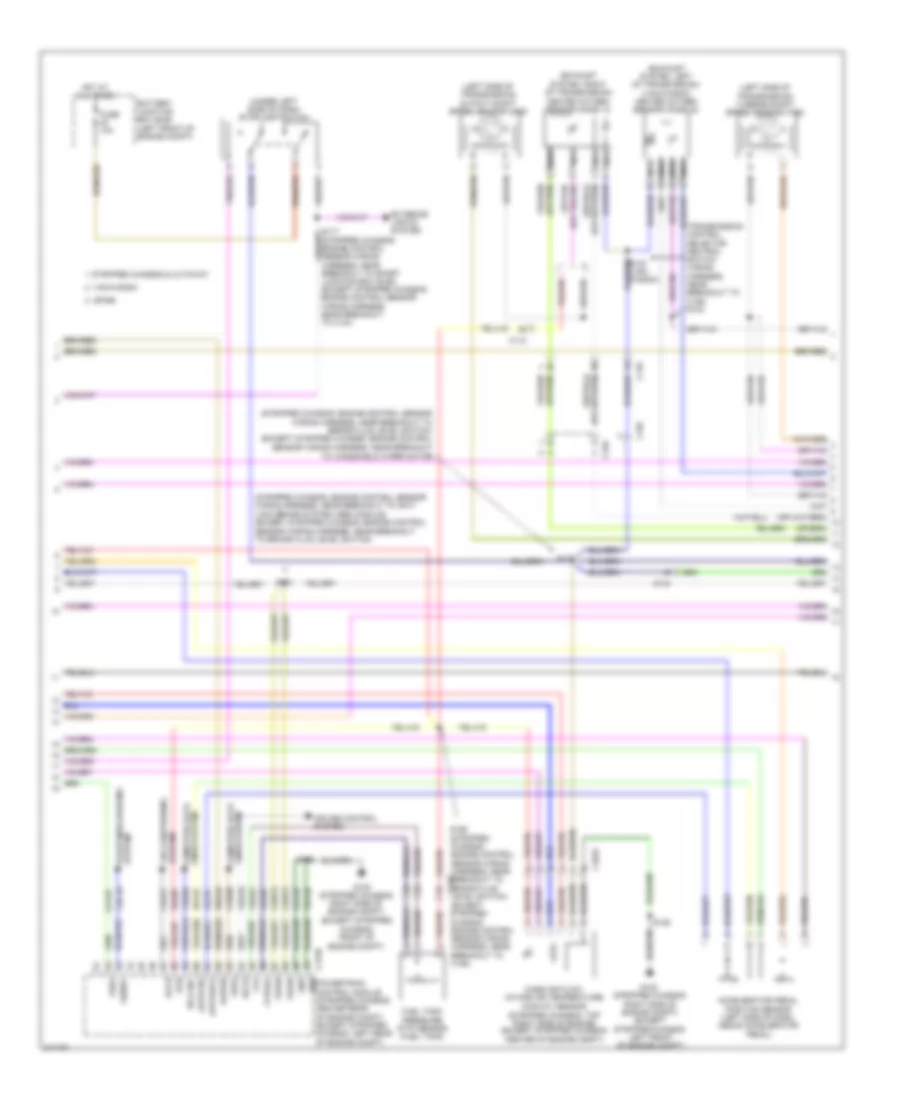 5.4L, Engine Performance Wiring Diagram, without Torqshift (2 of 5) for Ford Cutaway E250 2011