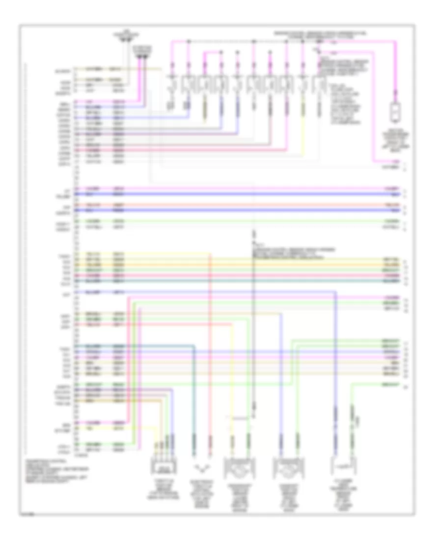 6.8L, Engine Performance Wiring Diagram (1 of 5) for Ford Cutaway E250 2011