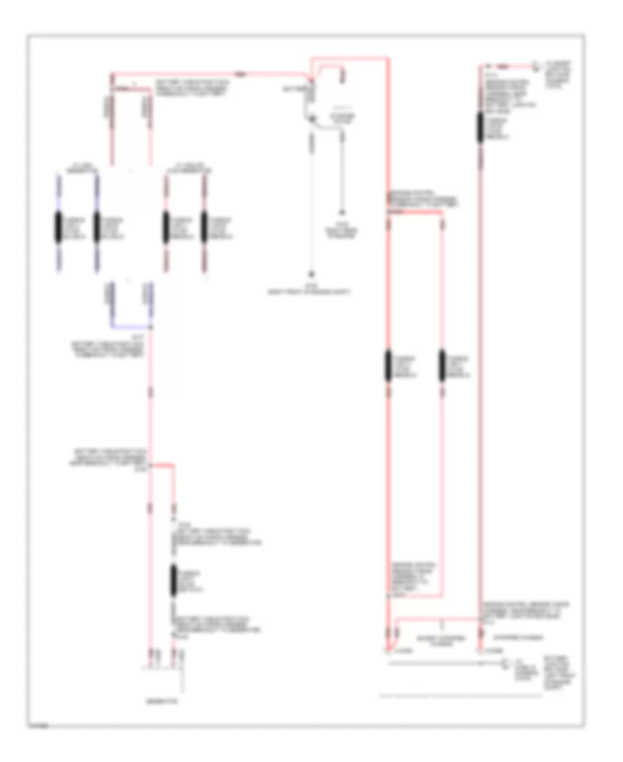 Power Distribution Wiring Diagram 1 of 9 for Ford Cutaway E250 2011