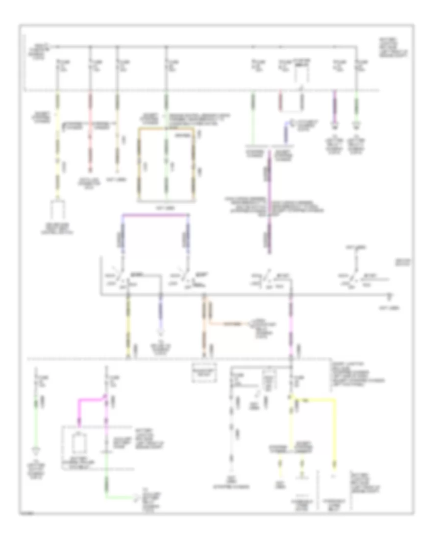 Power Distribution Wiring Diagram 4 of 9 for Ford Cutaway E250 2011