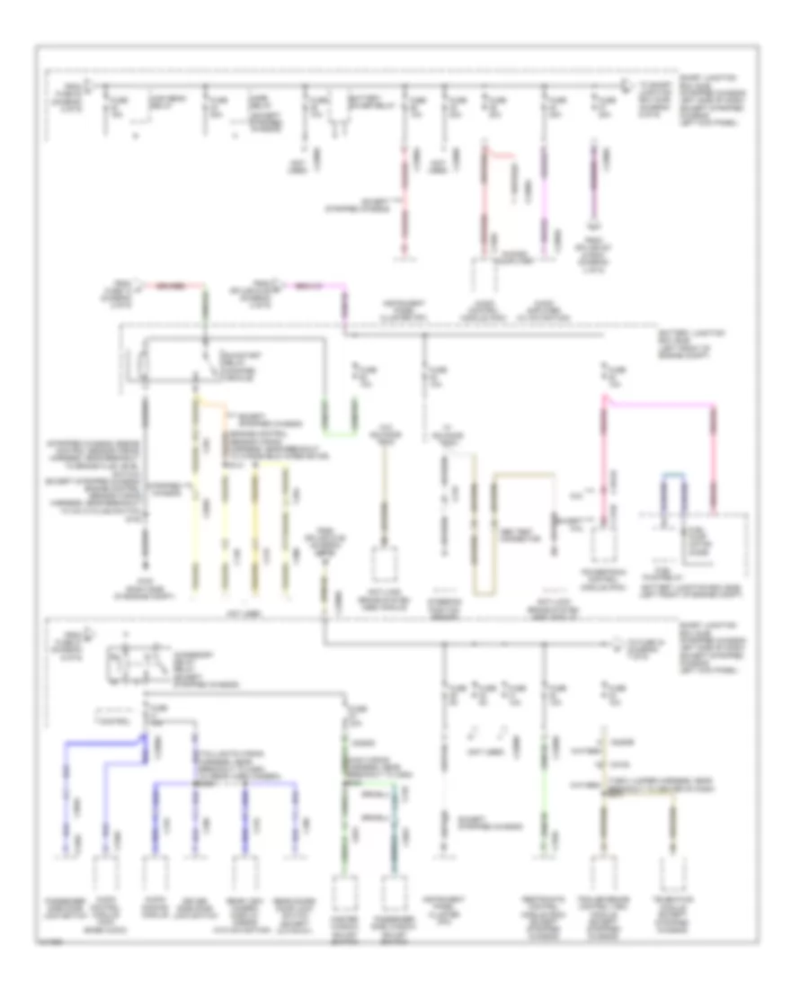 Power Distribution Wiring Diagram (6 of 9) for Ford Cutaway E250 2011