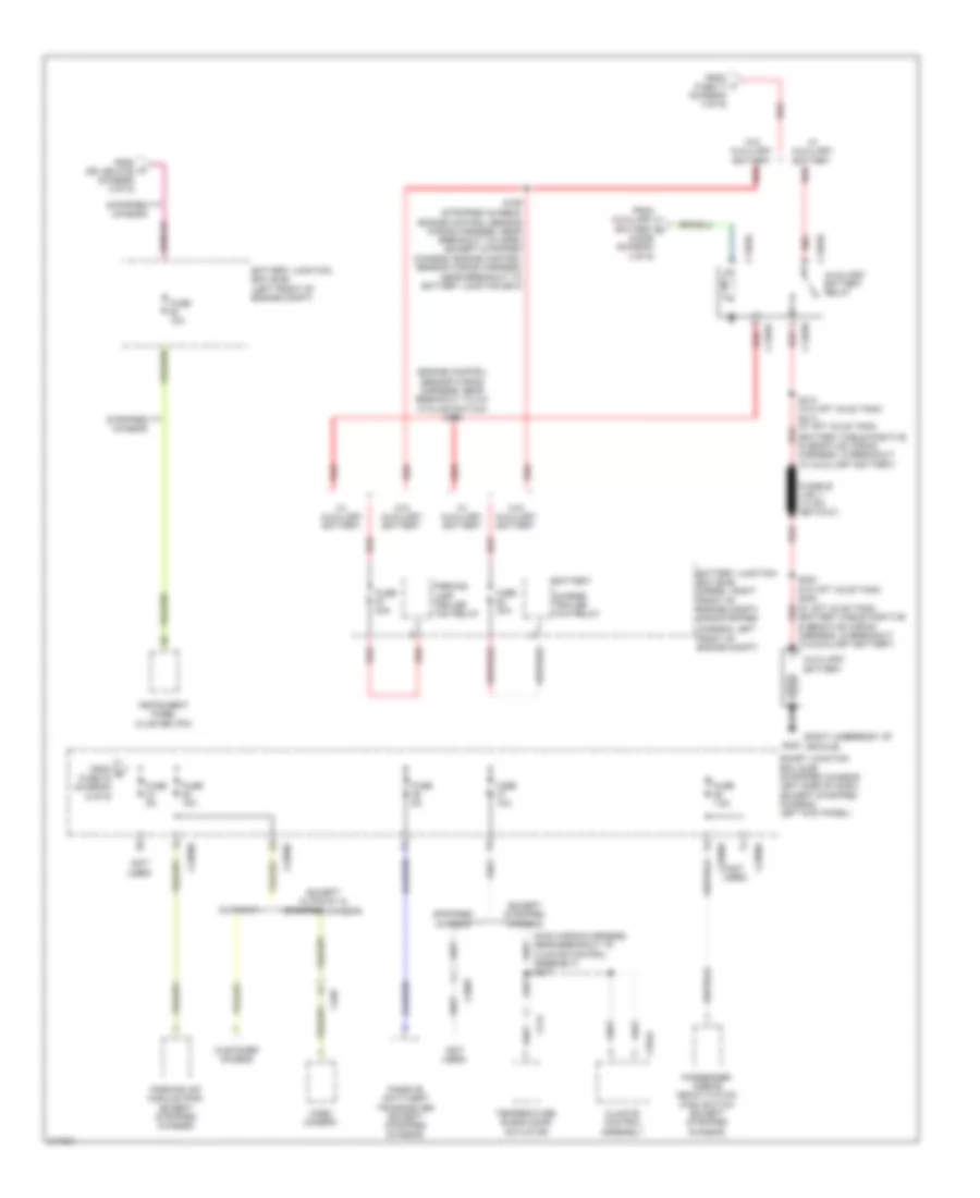 Power Distribution Wiring Diagram (7 of 9) for Ford Cutaway E250 2011