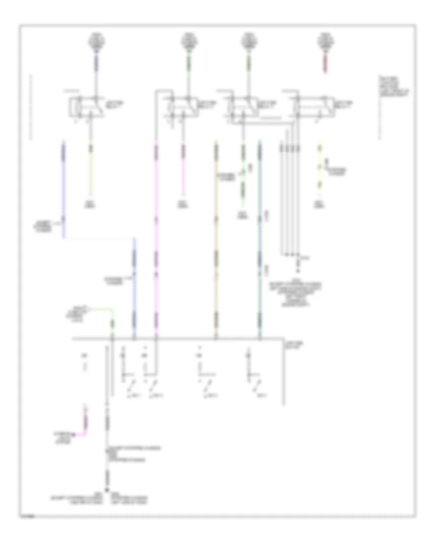 Power Distribution Wiring Diagram (9 of 9) for Ford Cutaway E250 2011