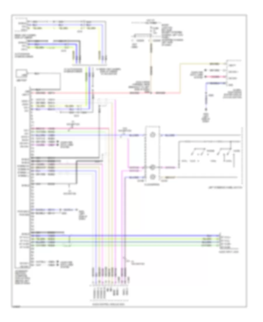 SYNC Radio Wiring Diagram for Ford Cutaway E250 2011
