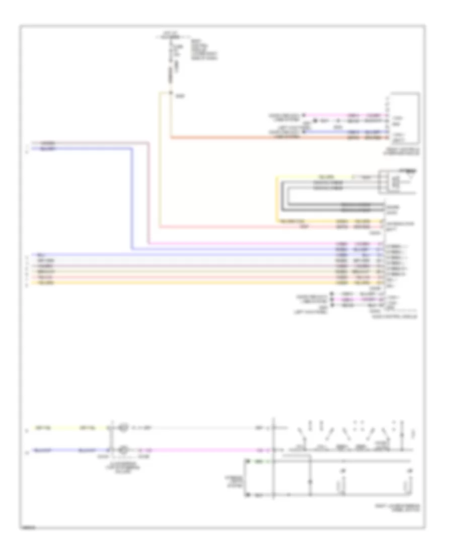 SYNC Radio Wiring Diagram Electric 2 of 2 for Ford Focus S 2012