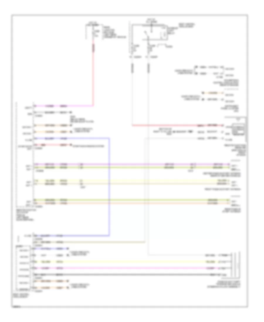 Passive Anti-theft Wiring Diagram, Except Electric for Ford Focus S 2012
