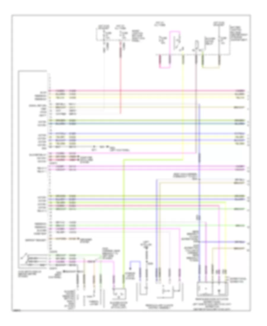 Manual AC Wiring Diagram, with Auxiliary Climate Control (1 of 3) for Ford Expedition 2009