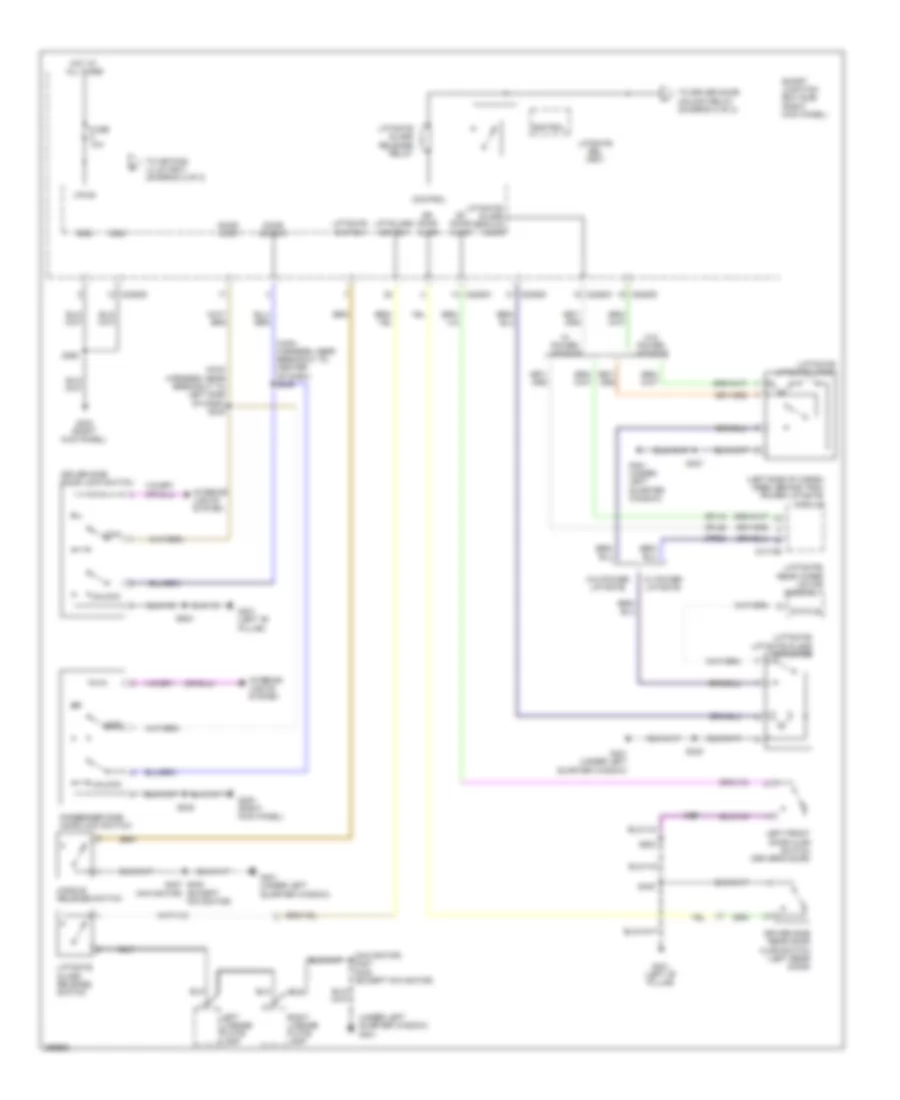 Forced Entry Wiring Diagram 1 of 2 for Ford Expedition 2009