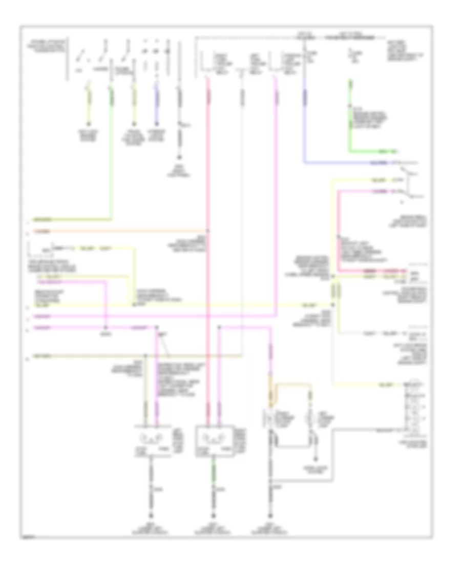 Exterior Lamps Wiring Diagram (2 of 2) for Ford Expedition 2009