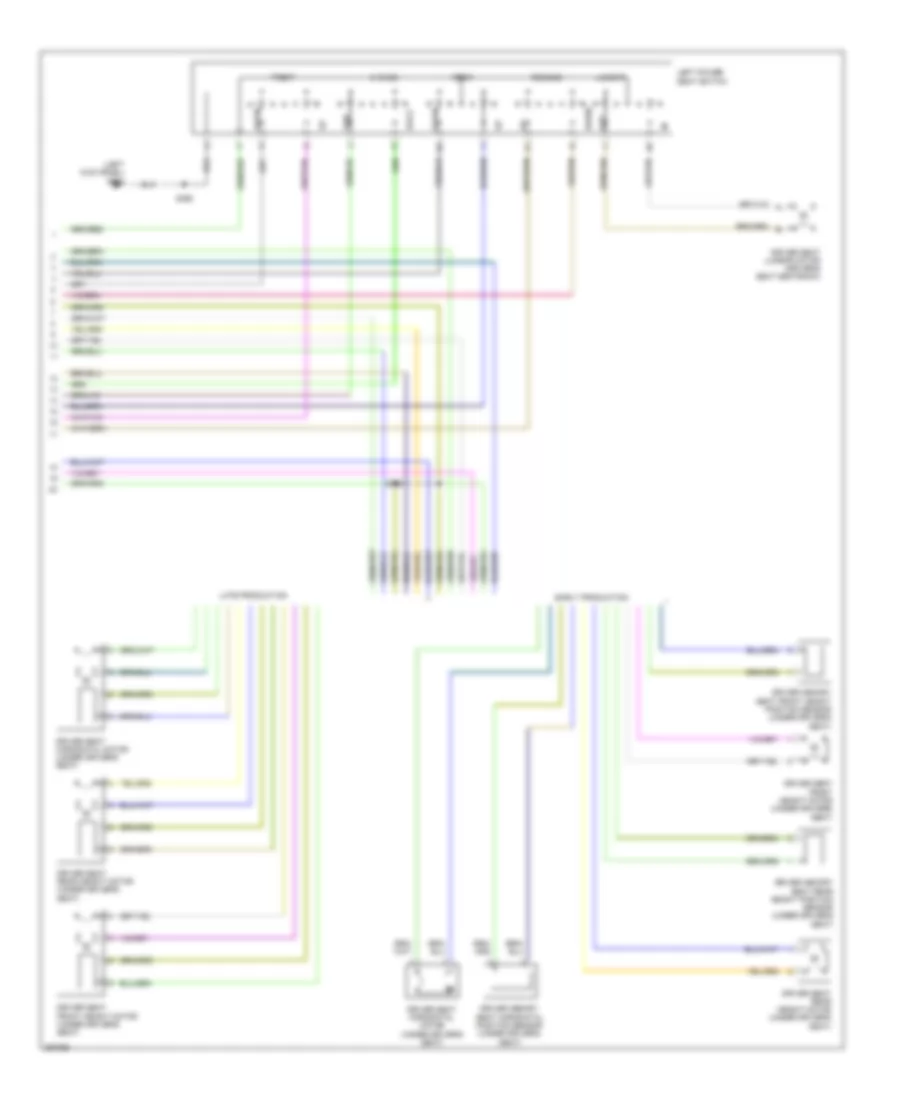 Driver s Memory Seat Wiring Diagram 2 of 2 for Ford Expedition 2009