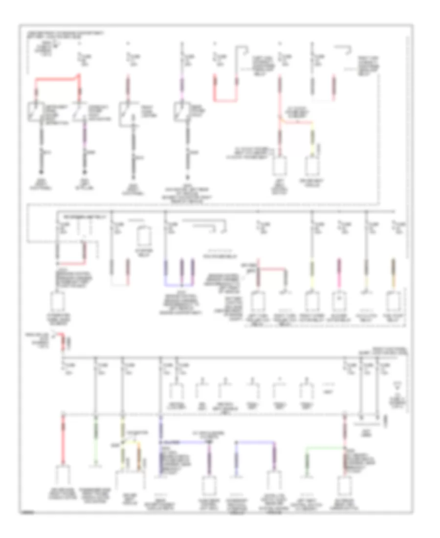 Power Distribution Wiring Diagram (2 of 4) for Ford Expedition 2009