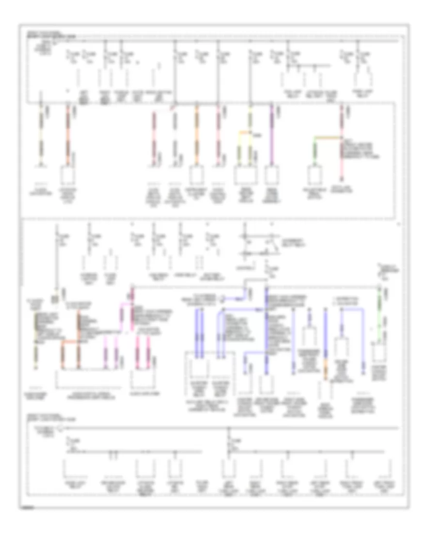 Power Distribution Wiring Diagram 3 of 4 for Ford Expedition 2009