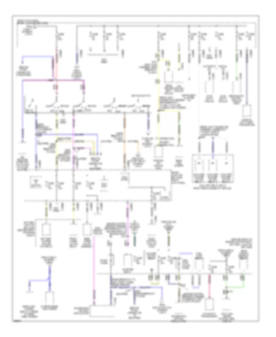 Power Distribution Wiring Diagram (4 of 4) for Ford Expedition 2009