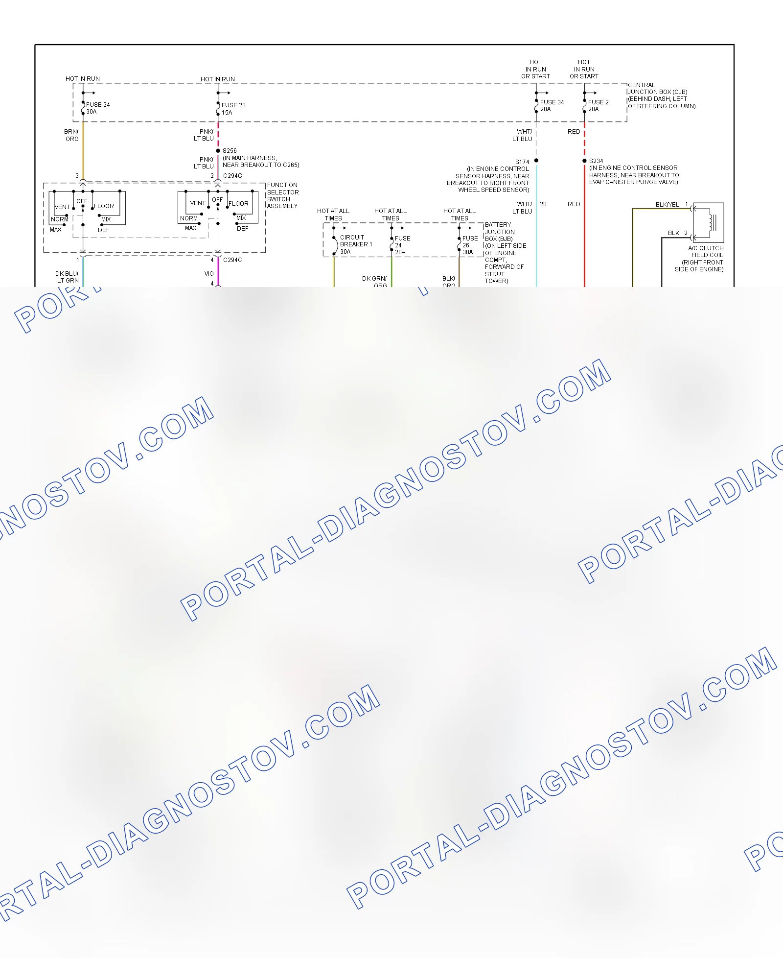 thumbnail image 2 of 2004 Ford Mustang OEM Factory Wiring Diagrams – Color Codes & Schematics (Bishko 14679) 2 of 3