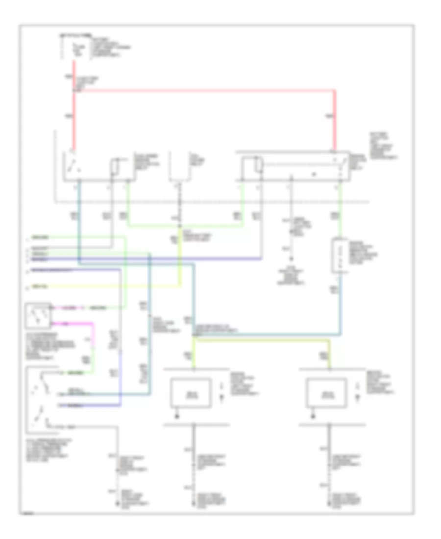 Manual AC Wiring Diagram (2 of 2) for Ford Contour SVT 2000