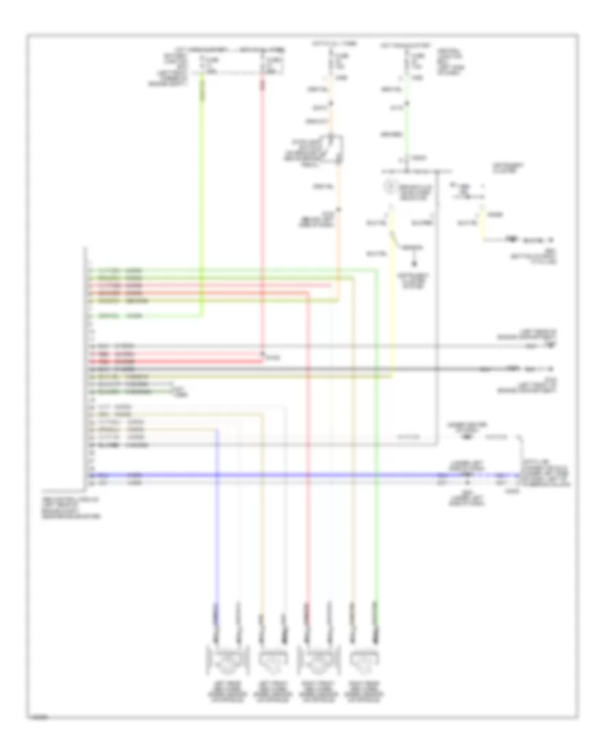 Anti-lock Brake Wiring Diagrams, without Traction Control for Ford Contour SVT 2000