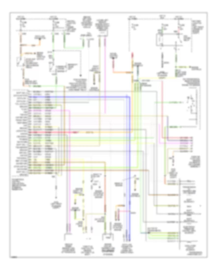2 0L A T Wiring Diagram for Ford Contour SVT 2000
