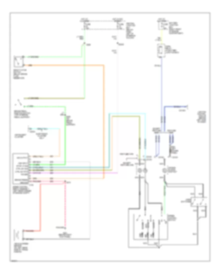 Cruise Control Wiring Diagram for Ford Crown Victoria LX 2002