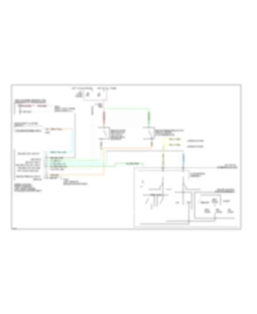 Cruise Control Wiring Diagram for Ford Crown Victoria S 1996