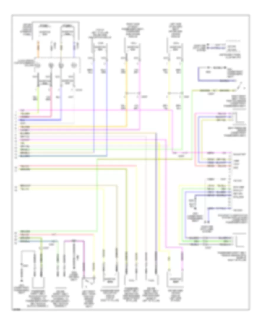 Supplemental Restraints Wiring Diagram 2 of 2 for Ford Fiesta SE 2013