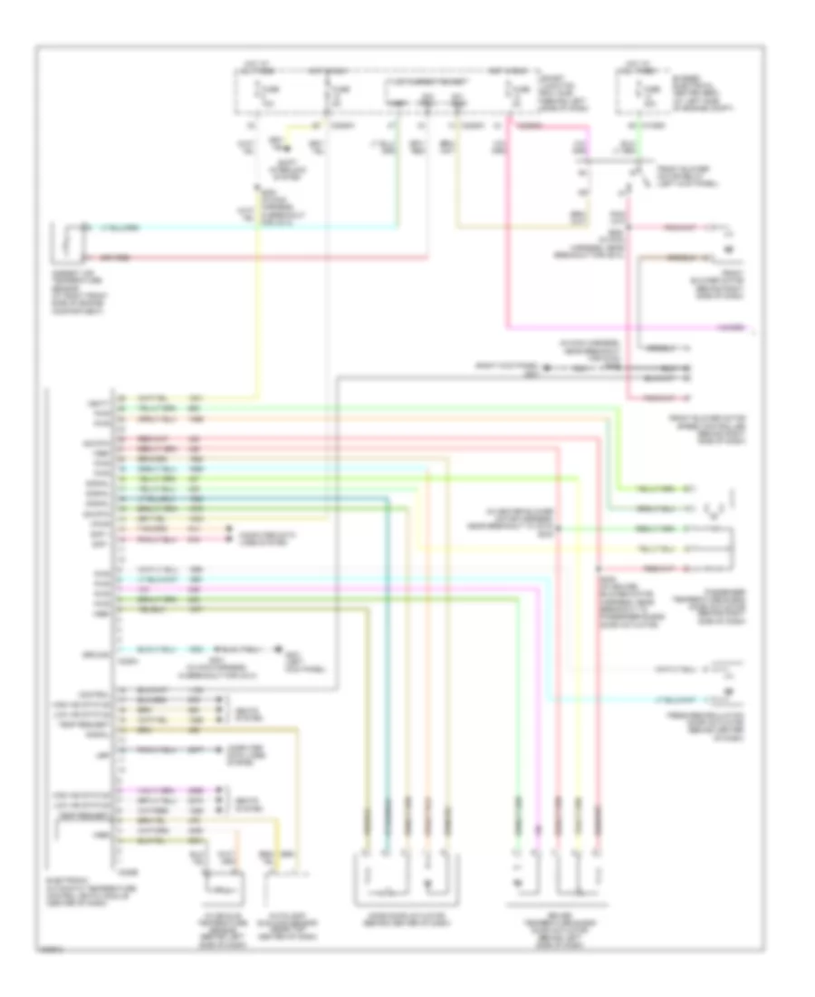 Automatic A C Wiring Diagram 1 of 2 for Ford Freestar SE 2005