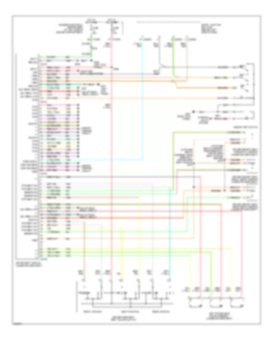 Driver s Memory Seat Wiring Diagram for Ford Freestar SE 2005