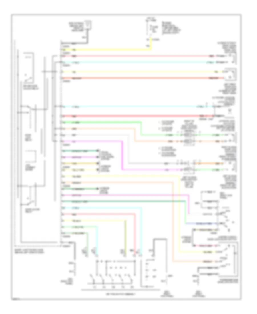 Power Door Locks Wiring Diagram for Ford Freestar SE 2005