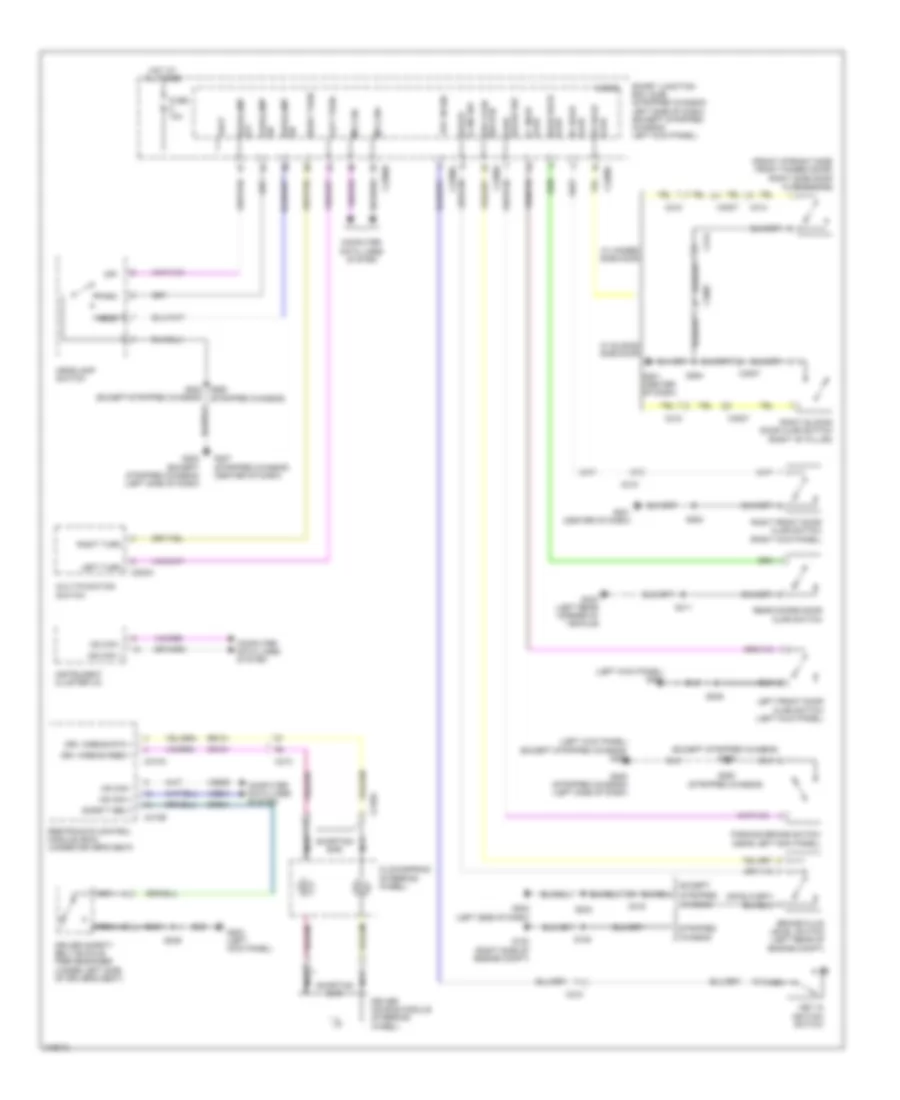 Chime Wiring Diagram for Ford Cutaway E350 Super Duty 2011