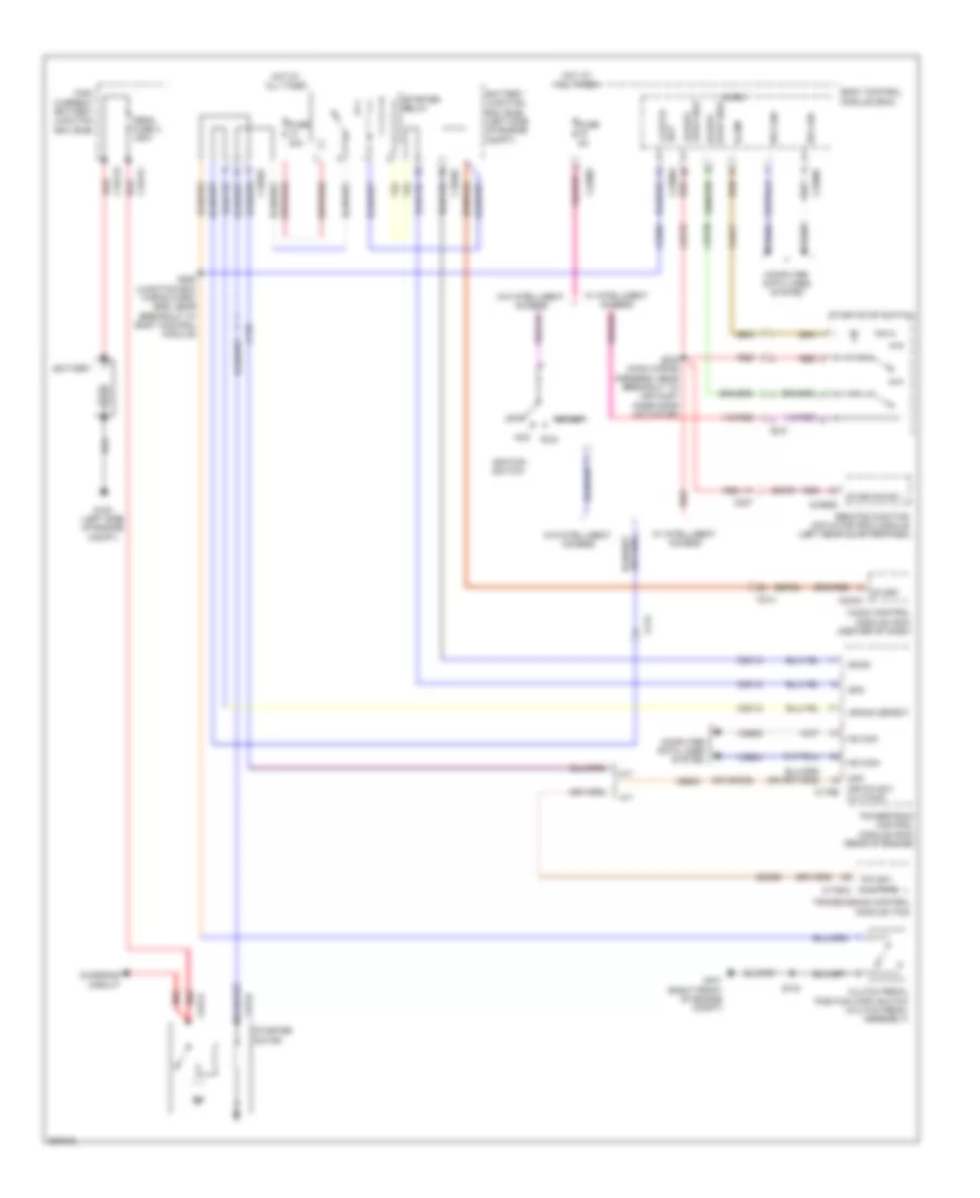 Starting Wiring Diagram for Ford Focus SE 2012
