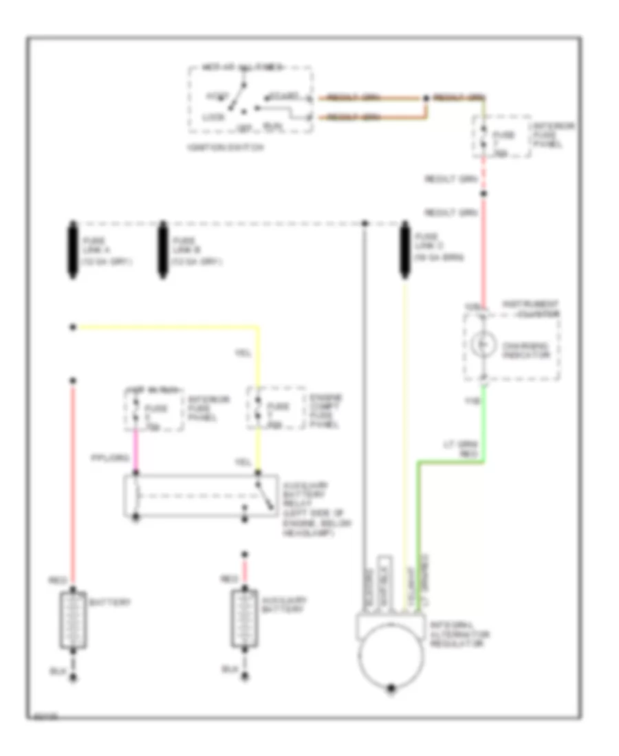 5 0L Charging Wiring Diagram for Ford Cutaway E350 1992