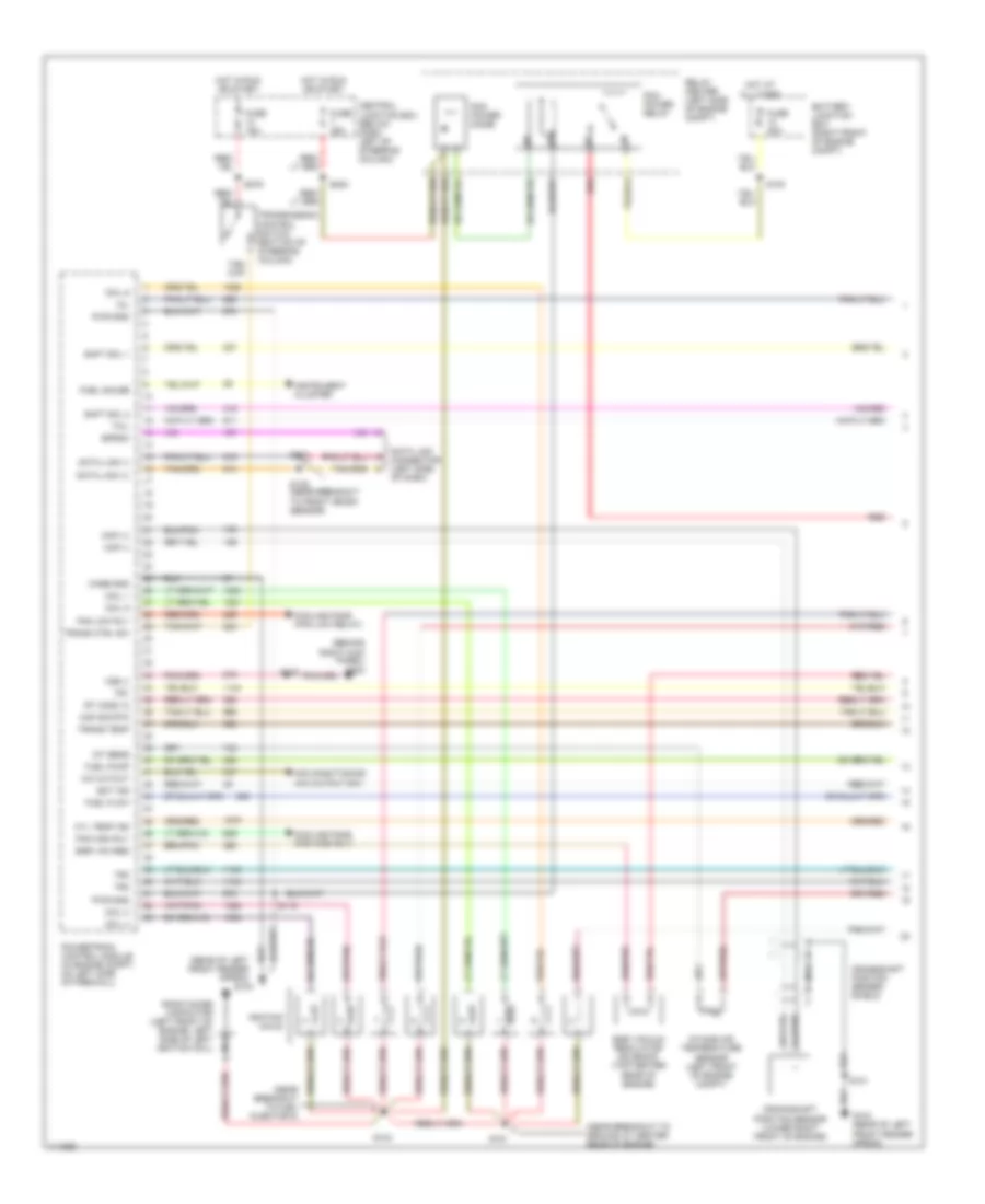4.6L, Engine Performance Wiring Diagrams (1 of 4) for Ford Crown Victoria 2000