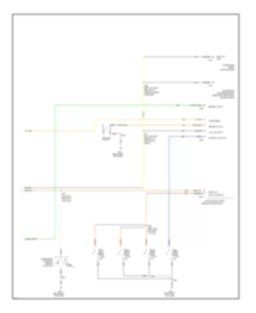 Electronic Cluster Wiring Diagram 2 of 2 for Ford Crown Victoria 2000