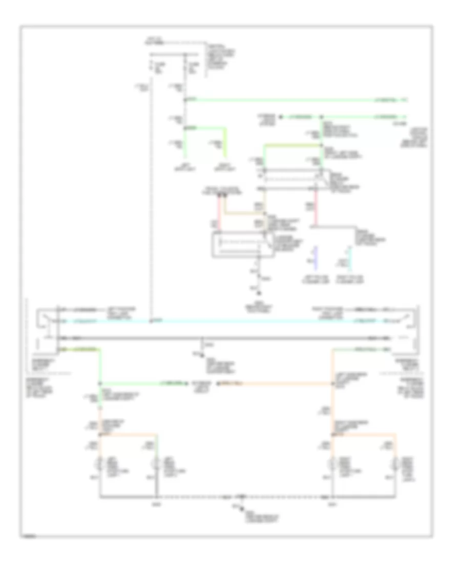 Accessory Lamps Wiring Diagram Police Option for Ford Crown Victoria Police Interceptor 2002