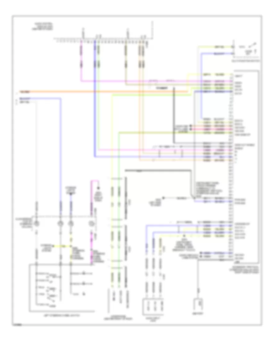Navigation Wiring Diagram (2 of 2) for Ford Fiesta Titanium 2013