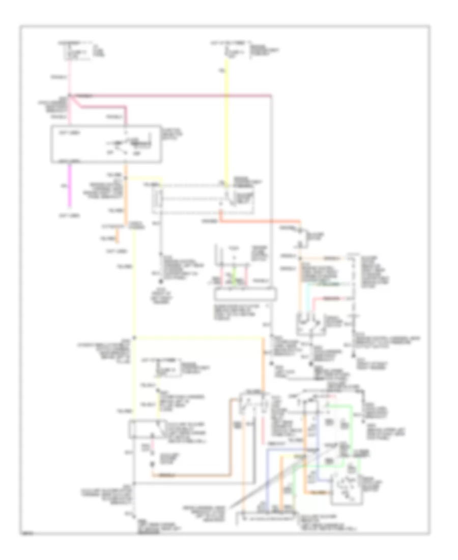 Heater Wiring Diagram for Ford Econoline E150 1998
