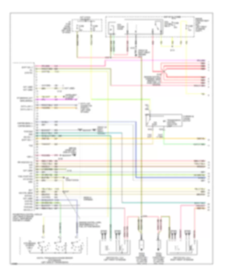 4.6L, Engine Performance Wiring Diagrams (1 of 4) for Ford Econoline E150 1998