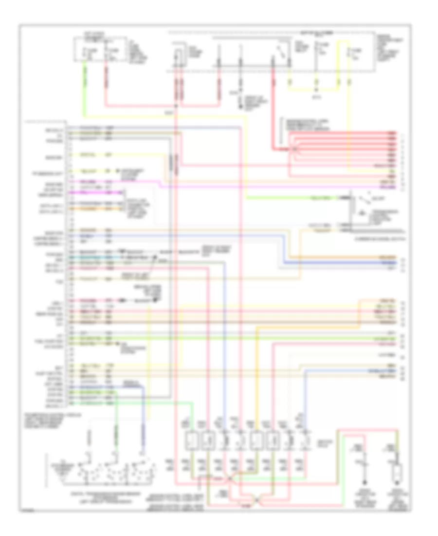 5.4L, Engine Performance Wiring Diagrams (1 of 4) for Ford Econoline E150 1998