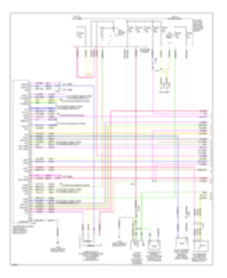6.8L, Engine Performance Wiring Diagram (1 of 6) for Ford F-450 Super Duty Platinum 2014