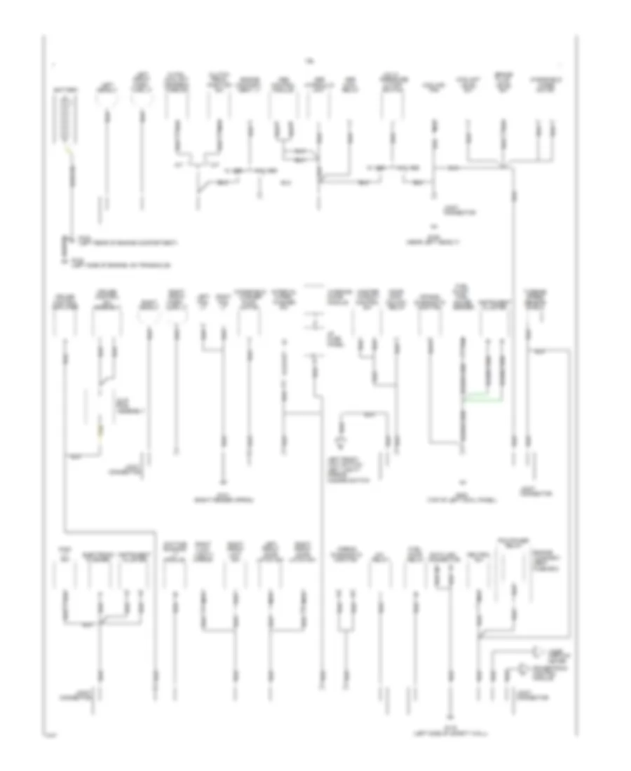 Ground Distribution Wiring Diagram 1 of 4 for Ford Escort 1994